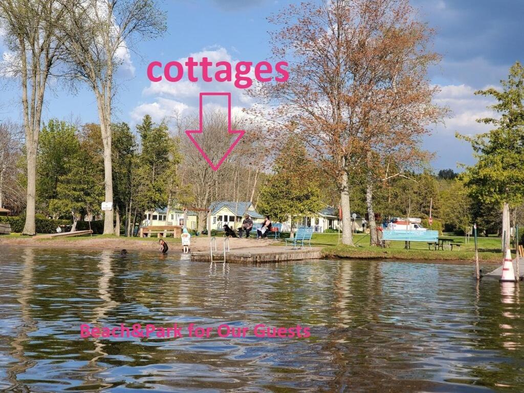 Fun Place With A Sandy Beach For Swimming, Boating, And Fishing, Featuring 3 Available Cabins Fenelon Falls Ngoại thất bức ảnh